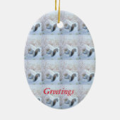 niedliche Wildnis Keramikornament (Hinten)