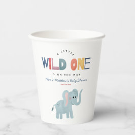 Niedliche Wildtier-Kinderdusche Pappbecher