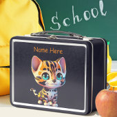 Niedliche Wildtiere Tiger Jungle Safari Cartoon Gr Metall Brotdose