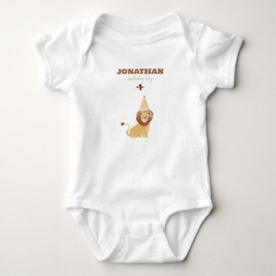 Niedliche Wildtiere zum Geburtstag Baby Strampler