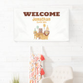 Niedliche Wildtiere zum Geburtstag Banner (Insitu)