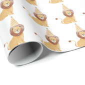 Niedliche Wildtiere zum Geburtstag Geschenkpapier (Rolleneckpunkt)