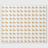 Niedliche Wildtiere zum Geburtstag Geschenkpapier (Flach)