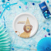 Niedliche Wildtiere zum Geburtstag Pappteller (Party)