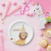 Niedliche Wildtiere zum Geburtstag Pappteller (Party)