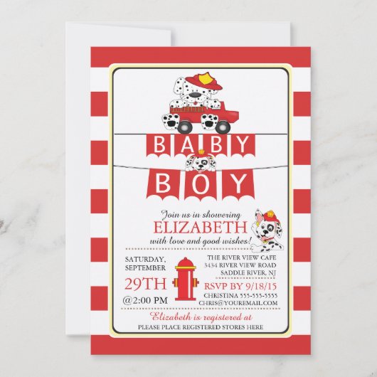 Niedliche Windenfeuerungsanlage Kinderdusche Einla Einladung (Vorderseite)