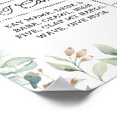 Niedliche Winter Artische Tiere Erster Geburtstag  Poster (Ecke)