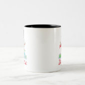 Niedliche Winter Happy Snowman Tasse (Mittel)