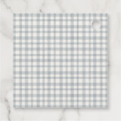 Niedliche Winter Herz Leafy Ugly Sweater Baby Dusc Geschenkanhänger (Rückseite)