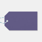 Niedliche Winterfotografie des Schneefräses Geschenkanhänger (Rückseite Horizontal)