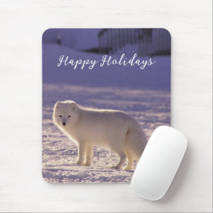 Niedliche Winterfotografie des Schneefräses Mousepad