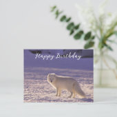 Niedliche Winterfotografie des Schneefräses Postkarte (Stehend Vorderseite)