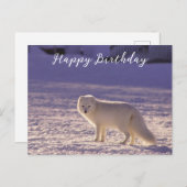 Niedliche Winterfotografie des Schneefräses Postkarte (Vorne/Hinten)