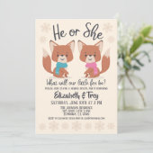 Niedliche Winterfüchse - Geschlechtsverkehr Einladung (Stehend Vorderseite)