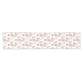 Niedliche Winterglühkuchen im Wasserfarben Kurzer Tischläufer (Horizontal)