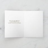 Niedliche Winterhasen Geburtstagsparty Karte (Innenseite)