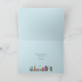 Niedliche Winterhausdörflichkeiten Weihnachten (Innenseite)