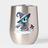 Niedliche Winterhexe (Vorderseite)