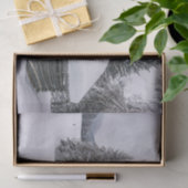 Niedliche Winterhütte je! Seidenpapier (Geschenk)