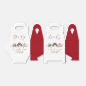 Niedliche Winterkleidung Weihnachtsdusche Geschenkschachtel (Ungefaltet)