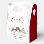 Niedliche Winterkleidung Weihnachtsdusche Geschenkschachtel (Geöffnet)