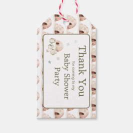 Niedliche Winterpinguine Kinderdusche Geschenkanhänger