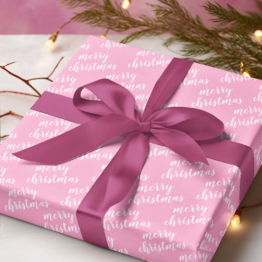 Niedliche Wintersaison im Dezember - Wordart Geschenkpapier