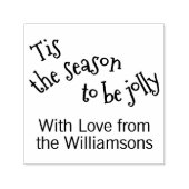 Niedliche Wintersaison - Kalligrafie Permastempel (Design)