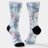 Niedliche Wintersaison Snowmen Kunst, Dichtung und