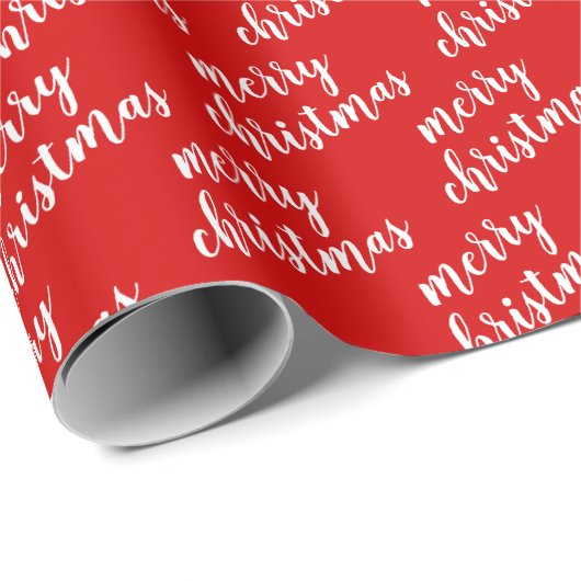 Niedliche Wintersaison - Wordart Geschenkpapier (Rolleneckpunkt)
