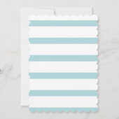 Niedliche Winterschneeflocke zum ersten Geburtstag Einladung (Rückseite)