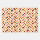 Niedliche wirbelnde Candies braunen Happy Thanksgi Geschenkpapier Set (Vorderseite)