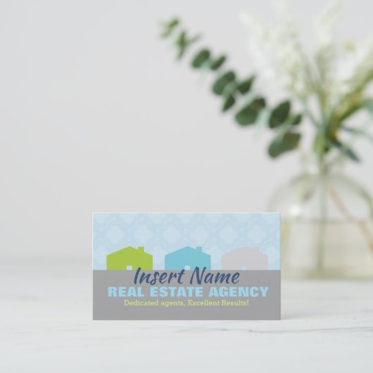 Niedliche wirkliche visitenkarte (Stehend Vorderseite)