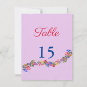 Niedliche Wldblumen Mitteilungskarte (Rückseite)