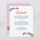 Niedliche Wldblumen Mitteilungskarte (Vorne/Hinten)