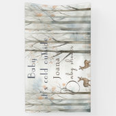 niedliche Wohn-Babydusche Banner (Vertikal)