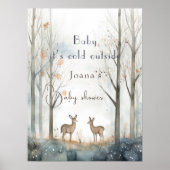 niedliche Wohn-Babydusche Poster (Vorne)