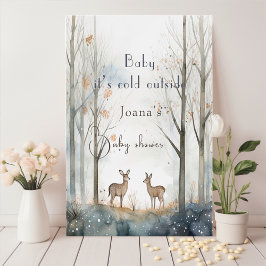 niedliche Wohn-Babydusche Poster