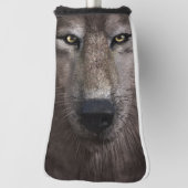 Niedliche Wolf Face Golf Head Cover für Damen Golf Headcover (Rotieren 90)