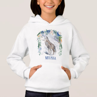 niedliche Wolfsliebhaber geben Namen Hoodie