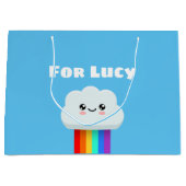 Niedliche Wolke Große Geschenktüte (Vorderseite)