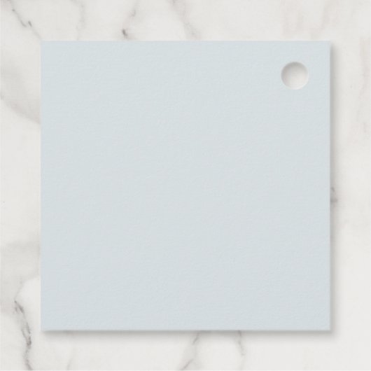 Niedliche Wolkendusche Geschenkanhänger (Rückseite)