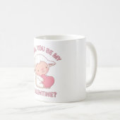 Niedliche Wolle, du bist mein Valentinpuppen Doodl Kaffeetasse (VorderseiteRechts)