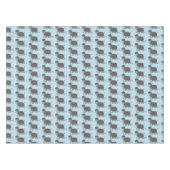 Niedliche Wollmammut-Cartoon-Abbildung Tischdecke (Vorderseite (Horizontal))