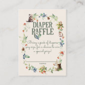 Niedliche Woodland Animal Adventure Neutral Baby S Begleitkarte (Vorderseite)