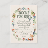 Niedliche Woodland Animal Adventure Neutral Baby S Begleitkarte (Vorderseite)