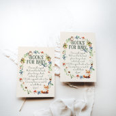 Niedliche Woodland Animal Adventure Neutral Baby S Begleitkarte