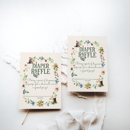 Niedliche Woodland Animal Adventure Neutral Baby S Begleitkarte