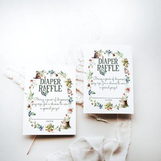 Niedliche Woodland Animal Adventure Neutral Baby S Begleitkarte