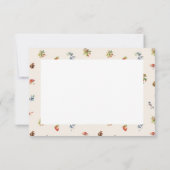 Niedliche Woodland Animal Adventure Neutral Baby S Dankeskarte (Rückseite)